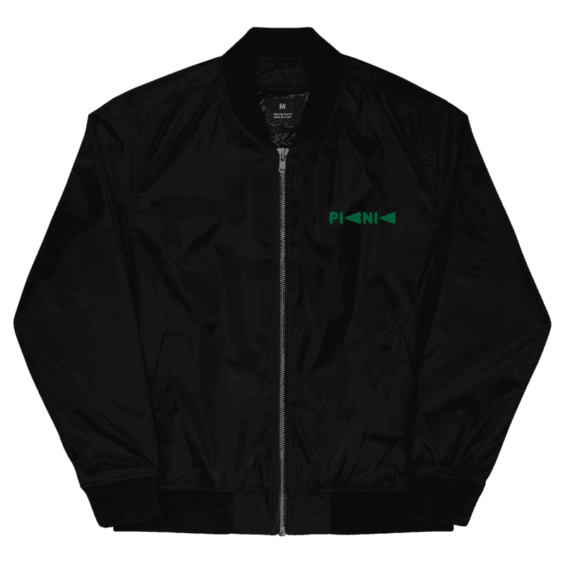 Black Bomber PE Embroidery - Image 2